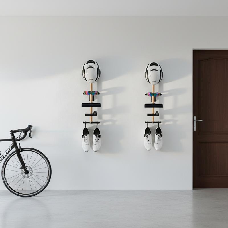Cycling Gear Wall Storage - Suporte de Mesa para Bicicleta com