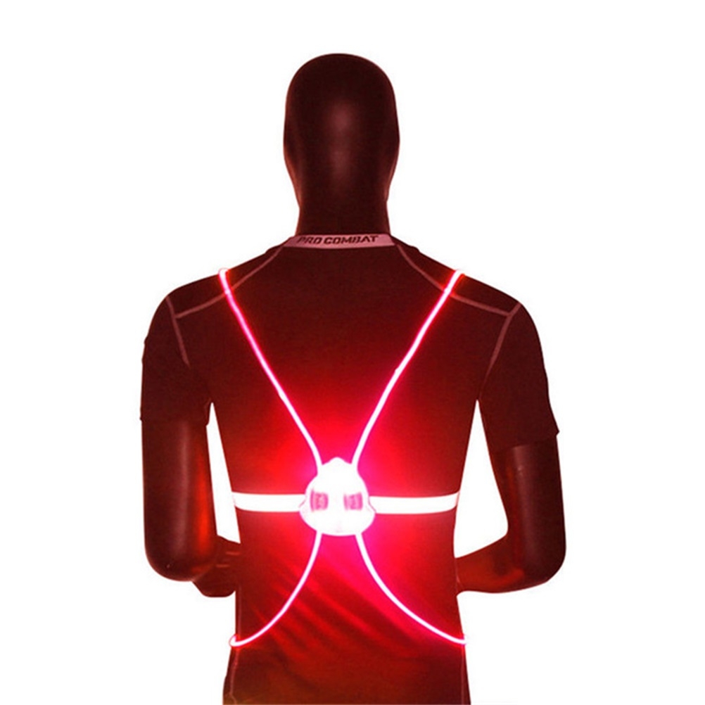 Reflective Cycling Vest - Colete de Segurança LED Refletivo 360