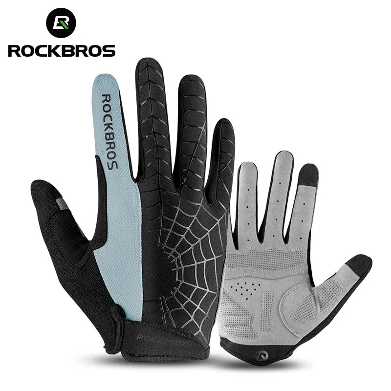 Cycling Gear Pas - Rockbros primavera luvas de ciclismo dedo