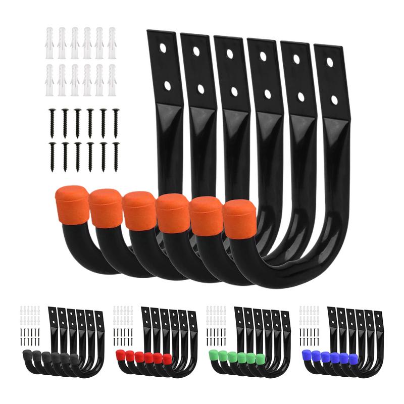 Cycling Gear Wall Storage - 6 pçs/set bicicleta ganchos de montagem