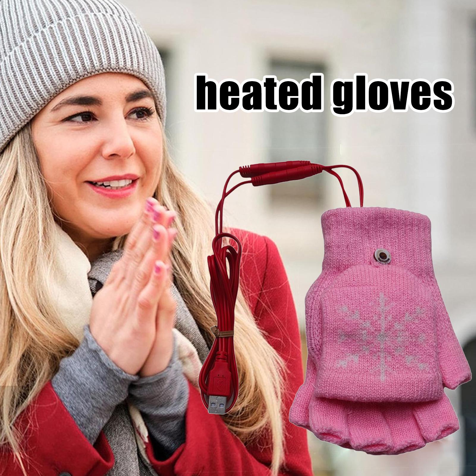 Cycling Gear For Cold Weather - Luvas aquecidas sem dedos usb aquecidas