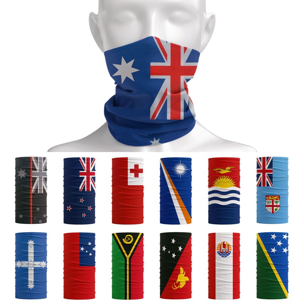 Cycling Gear Australia - Austrália nova zelândia bandeira padrão pescoço