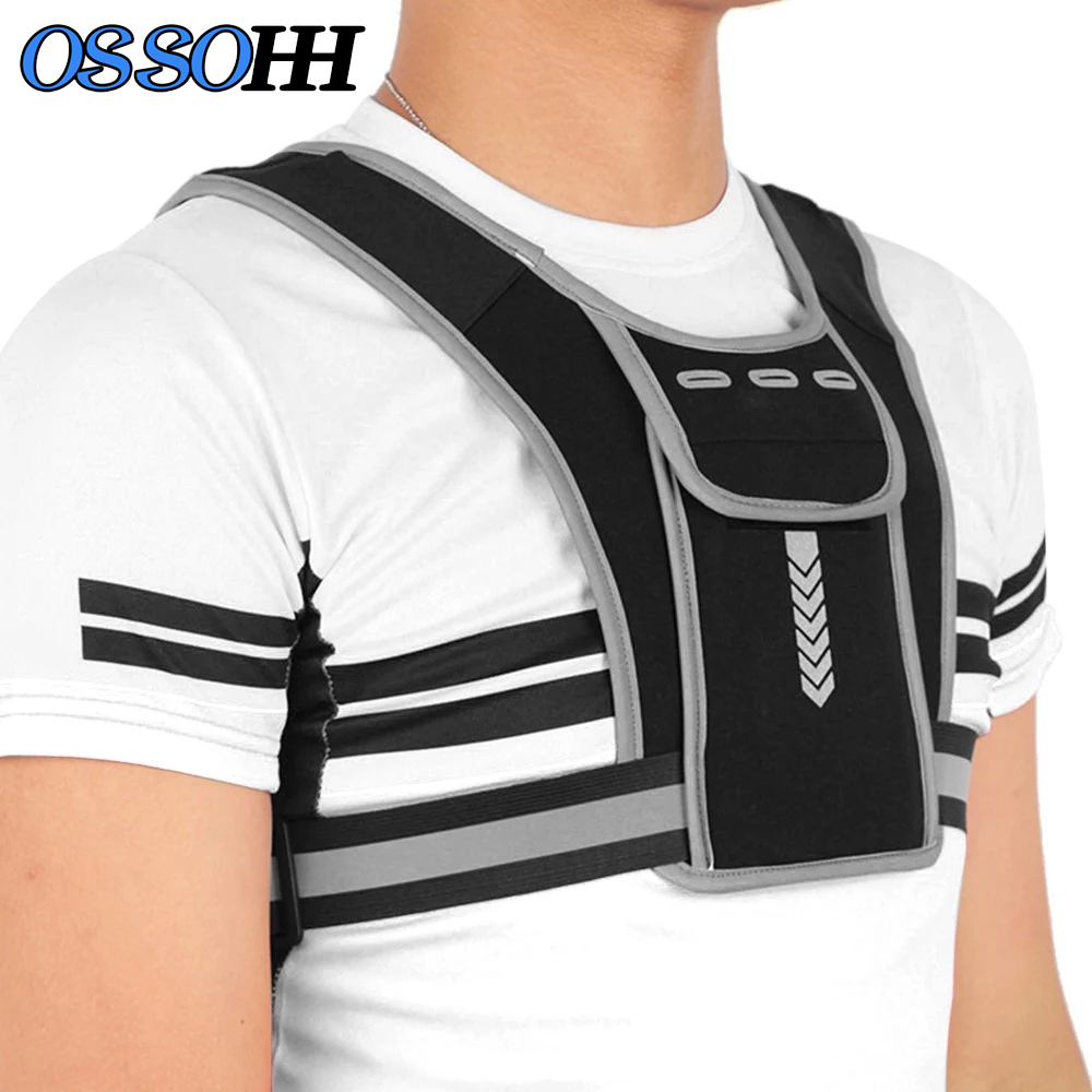 1 pçs colete de corrida reflex - Reflective Cycling Vest avaliação e preço
