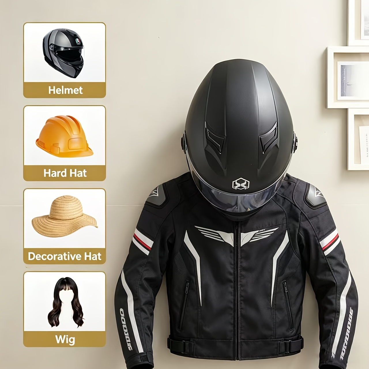 Suporte para Capacete de Motoc - Cycling Gear Wall Storage avaliação e preço