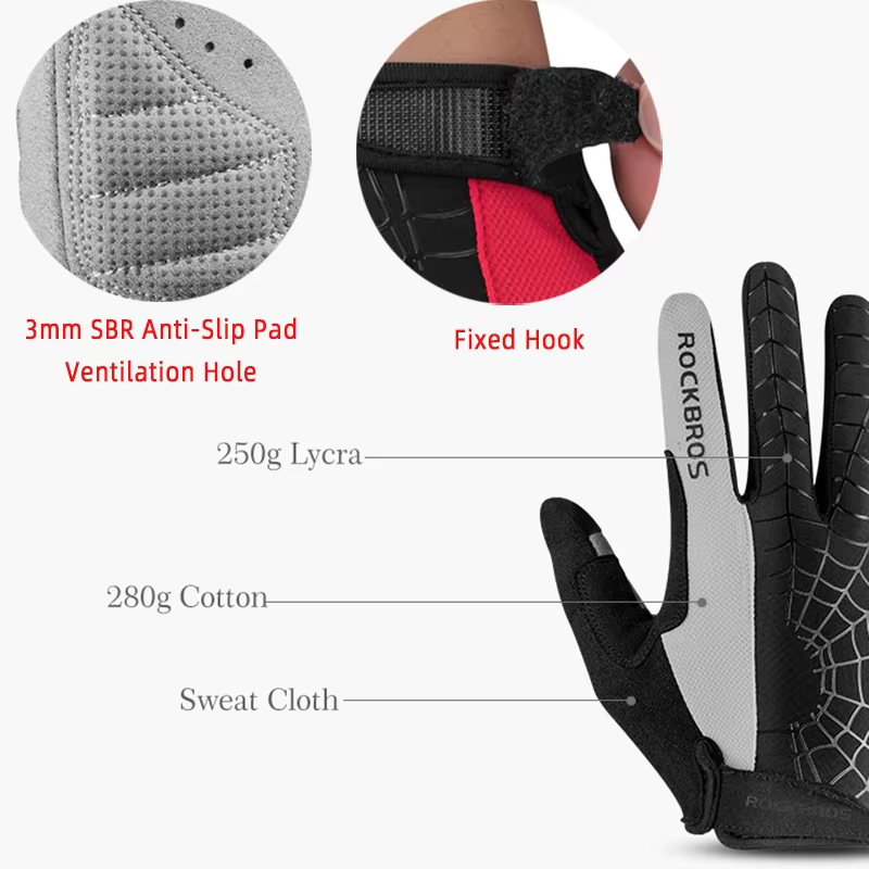 Rockbros primavera luvas de ci - Cycling Gear Pas avaliação e preço