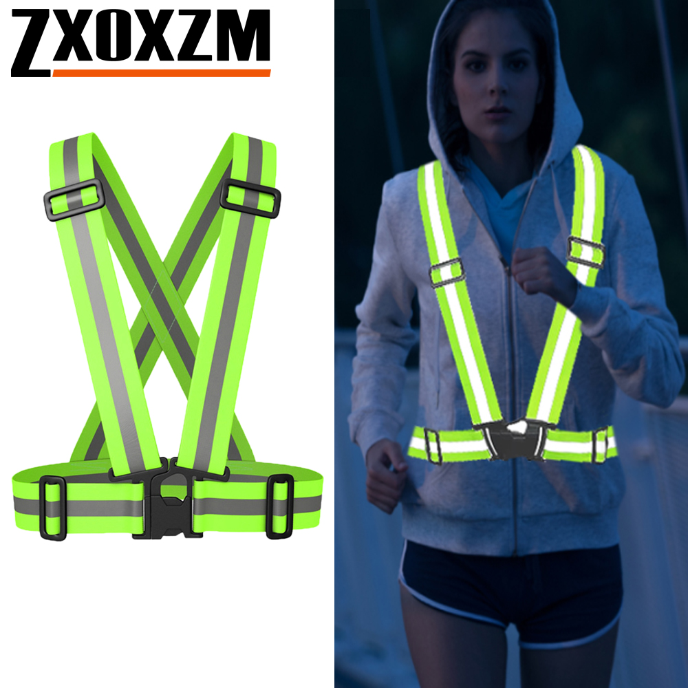 1 pçs colete de corrida noturn - Reflective Cycling Vest avaliação e preço