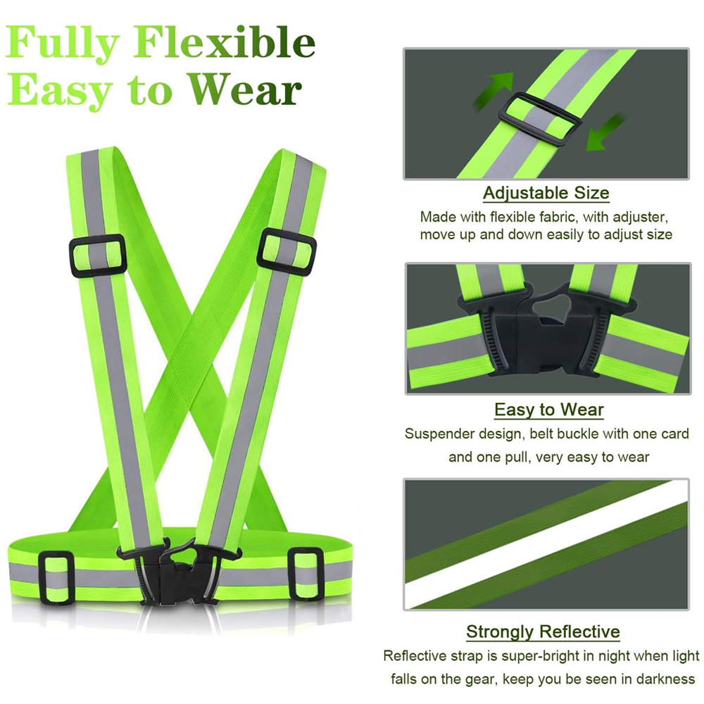 1 pçs colete de corrida noturn - Reflective Cycling Vest avaliação e preço