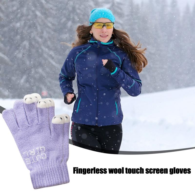 Luvas quentes para mulheres lu - Cycling Gear For Cold Weather avaliação e preço