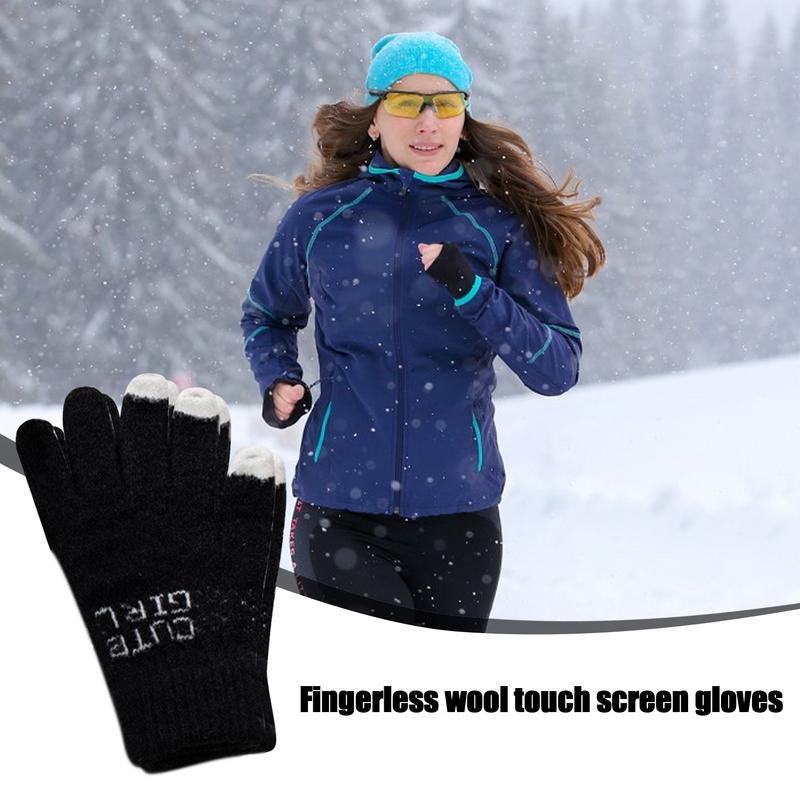 Luvas quentes para mulheres lu - Cycling Gear For Cold Weather avaliação e preço