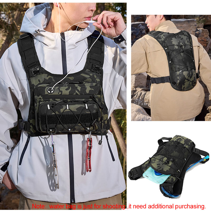 Colete Tático de Peito com Moc - Reflective Cycling Vest avaliação e preço