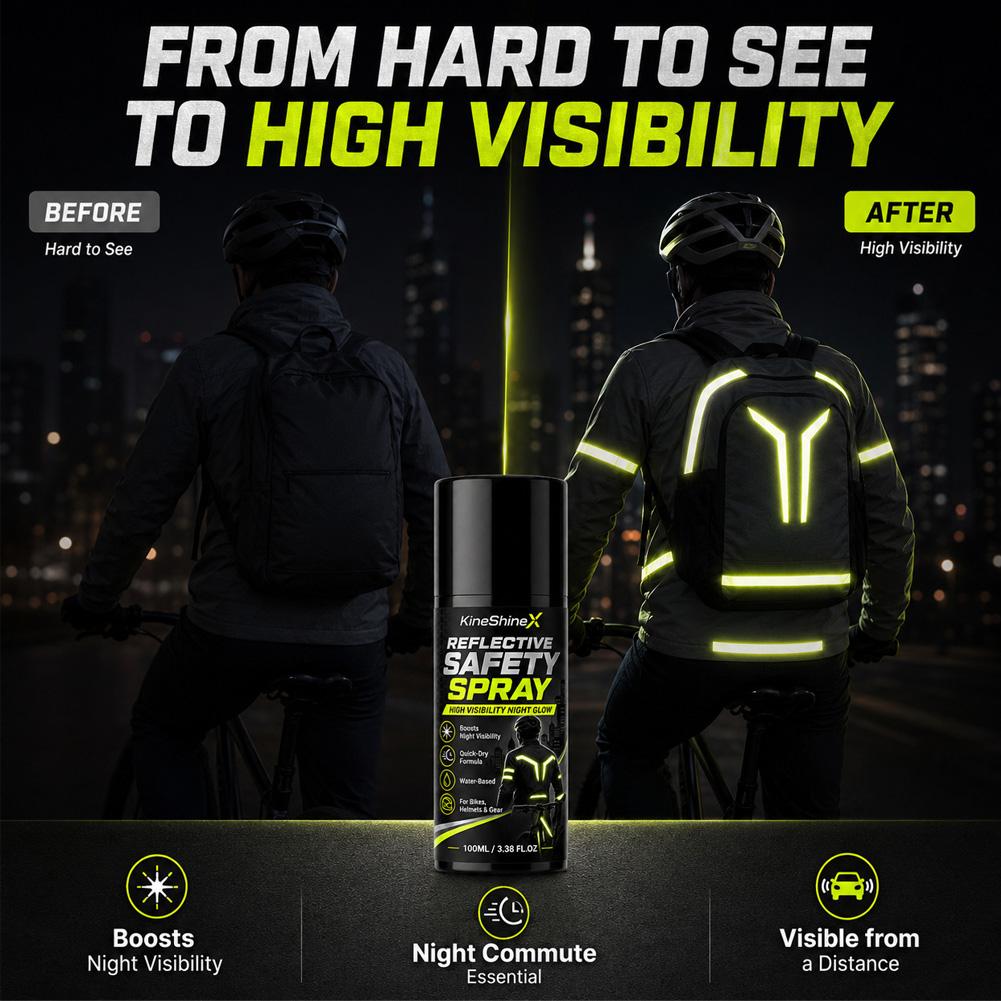 Spray Refletivo Noturno de Seg - Cycling Gear For Commuting avaliação e preço